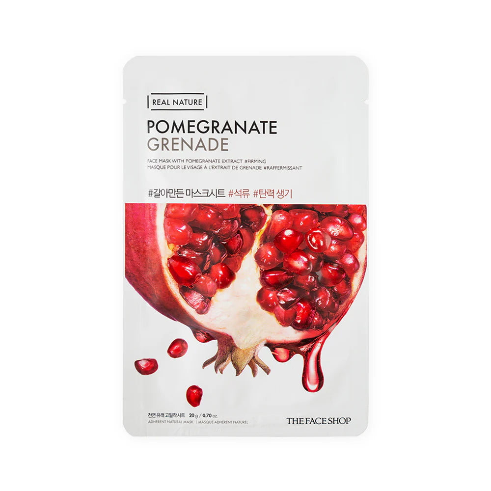 THE FACESHOP Real Nature Face Mask With Pomegranate Extract